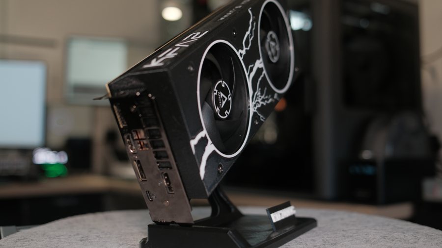 Modded graphics card with lightning design