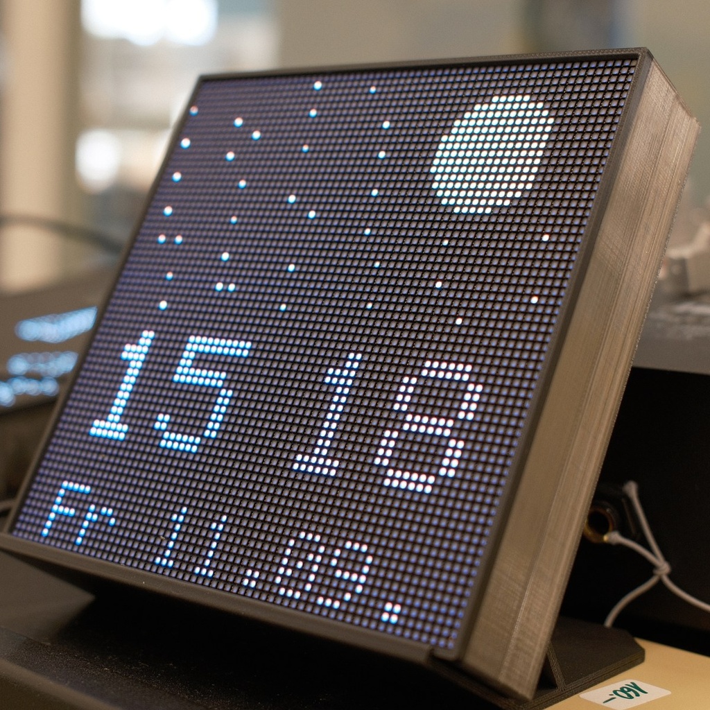 [MB-PF64] PixelFrame64 — 64×64 LED-Matrixuhr