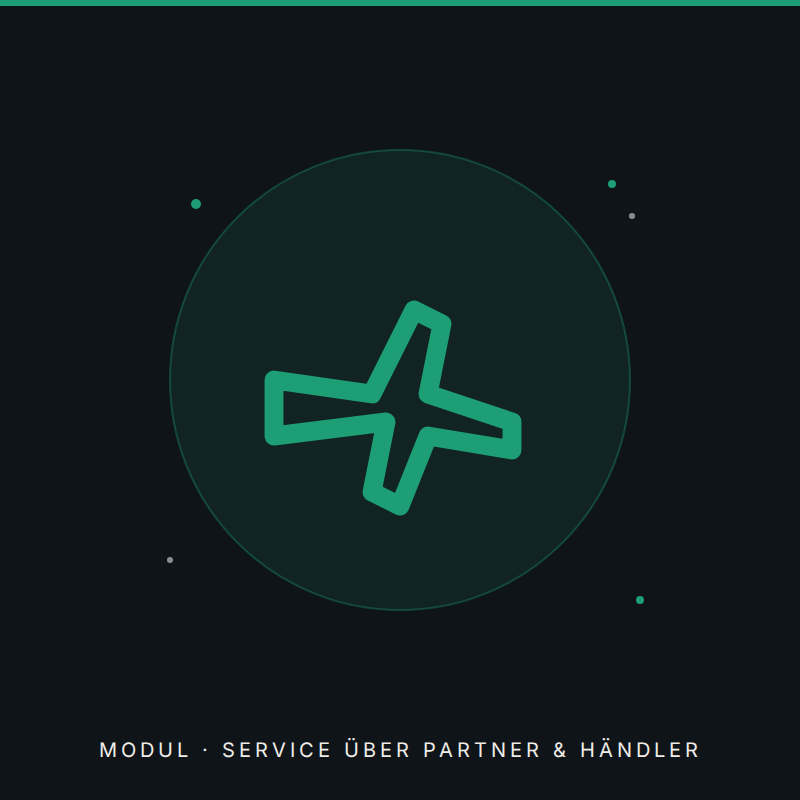 Modul · Service über Partner & Händler