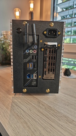 Zebrano rear with I/O and antennas