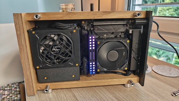 Interior with purple RGB RAM