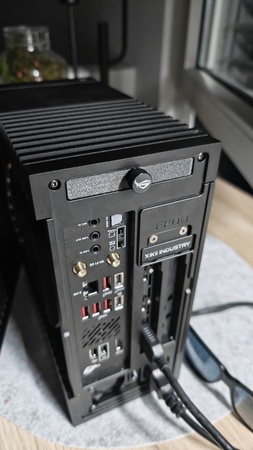 Rückseite mit I/O