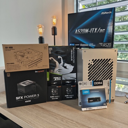 All components before installation