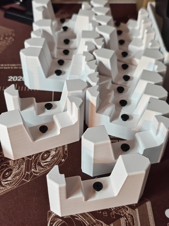 Freshly printed segment carriers