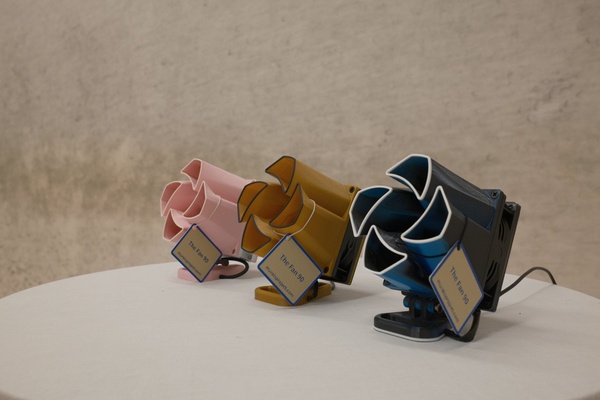 Die Familie: Pink, Gold, Blau und Hai