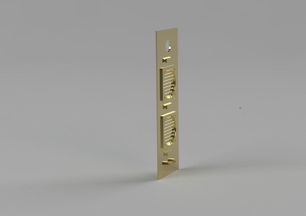CAD: the front panel