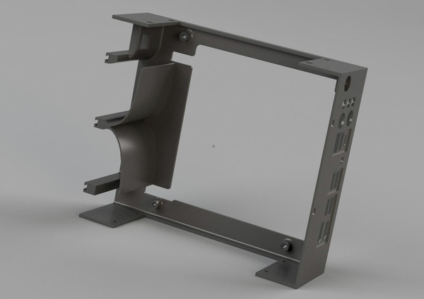 CAD: der Rahmen – kleiner und einfacher als das Vorbild