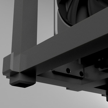 CAD V2: corner connector with printed screw