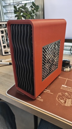 M3DLP in Rot mit Wellen-Front