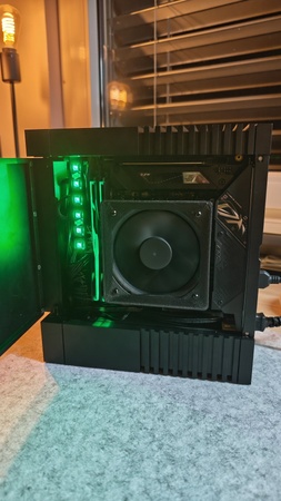 XIKII FF08 mit 3D-gedrucktem CPU-Deflektor
